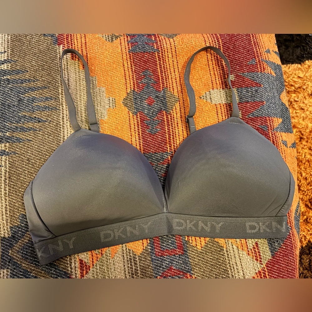 DKNY, Gray, Wireless, Bra